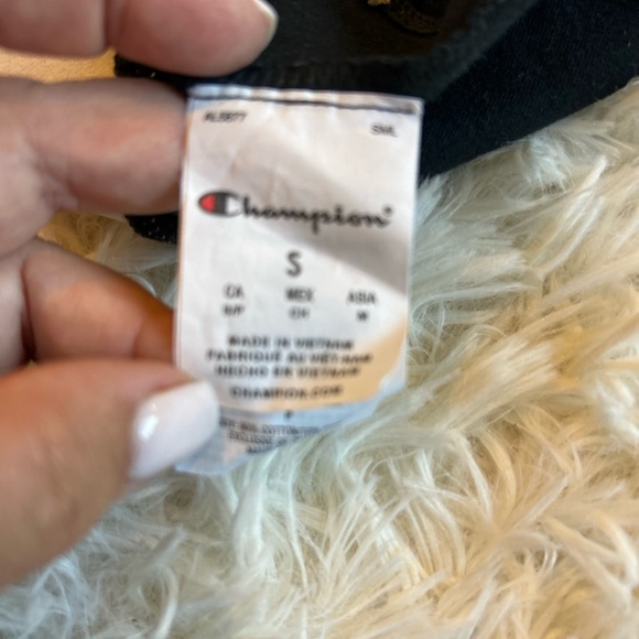 Champion black Criss cross striped 90s inspired sports bra size small - Picture 9 of 9